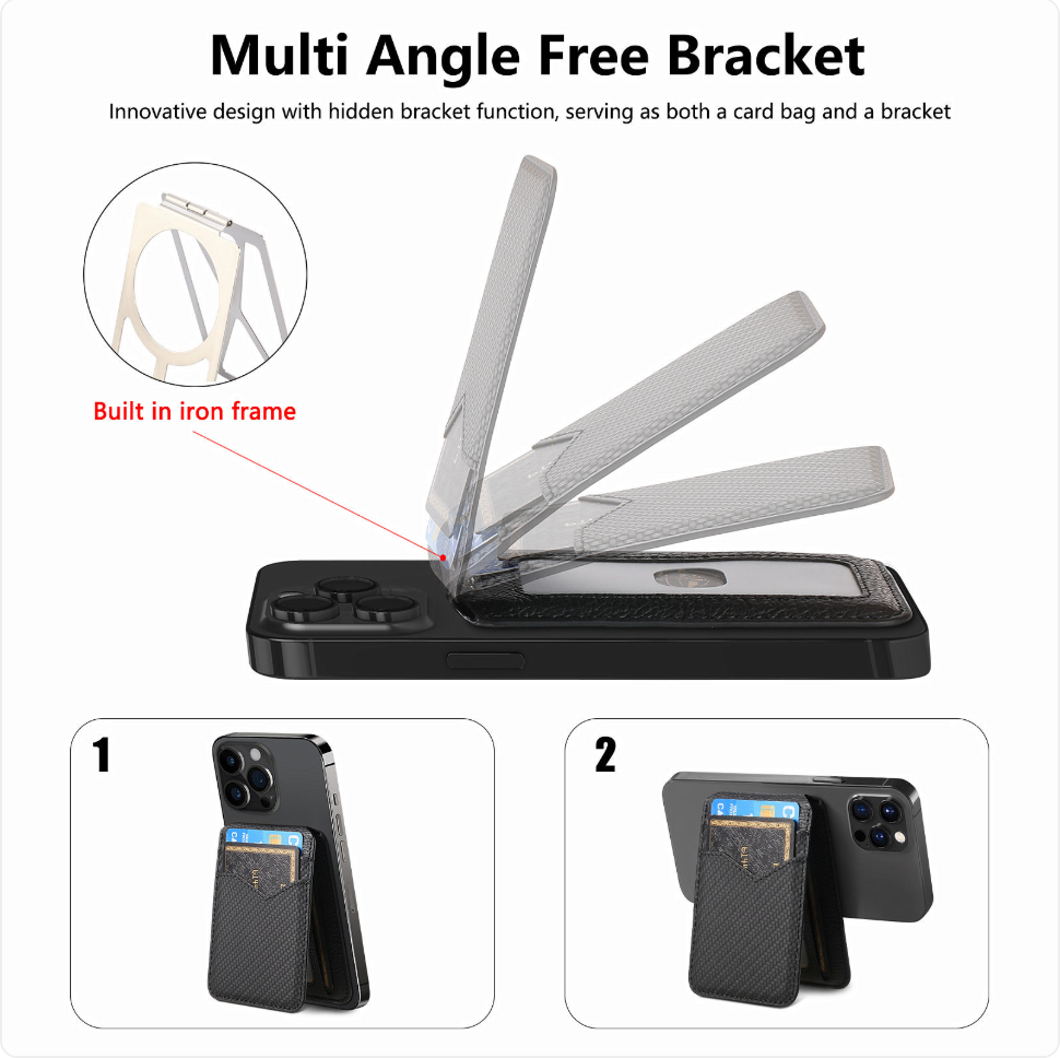Magnetic Phone Card Holder Stand