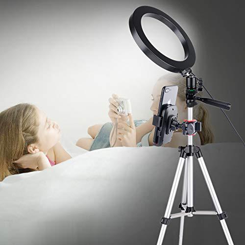 Adjustable LED Ring Light with Tripod