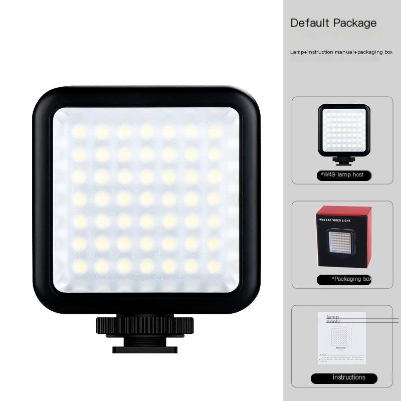 W49 LED Video Light with Phone Clamp