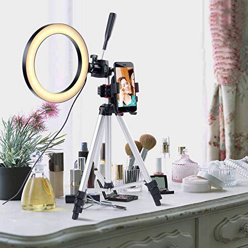 Adjustable LED Ring Light with Tripod