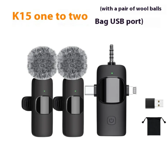 Wireless Collar Clip Microphone