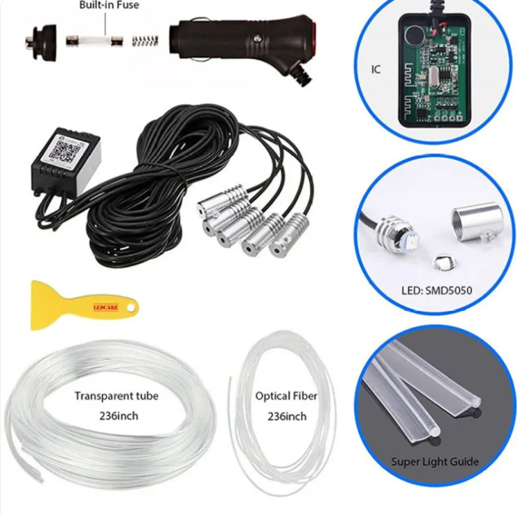 Ambient Wave Smart Car LED Light