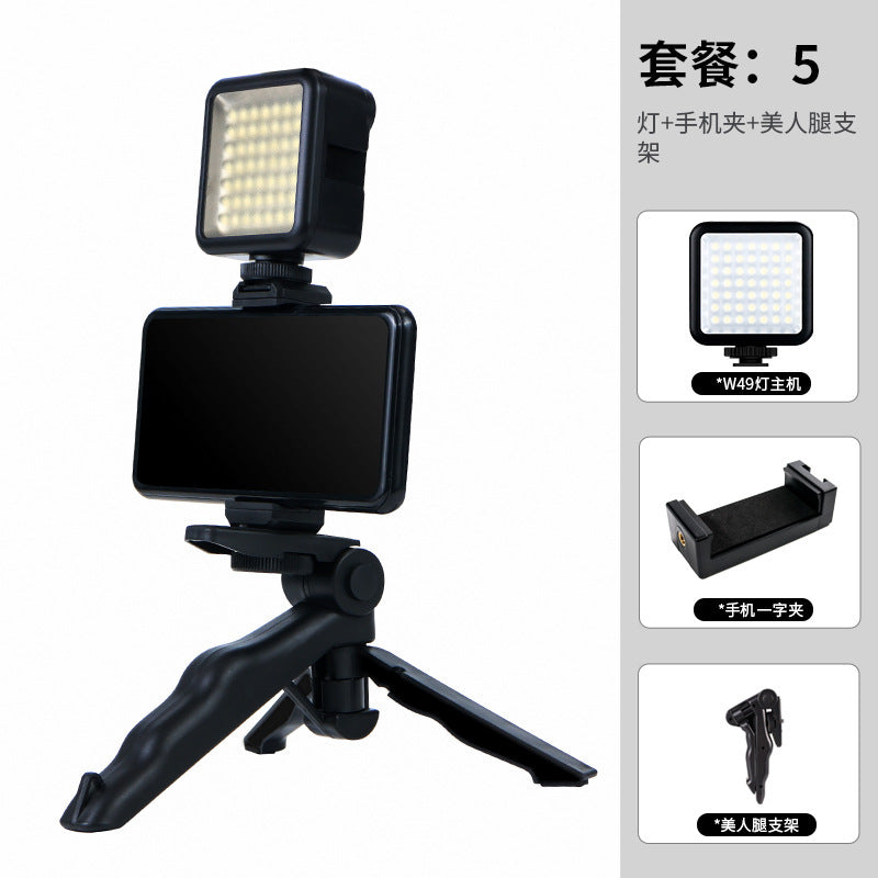 W49 LED Video Light with Phone Clamp