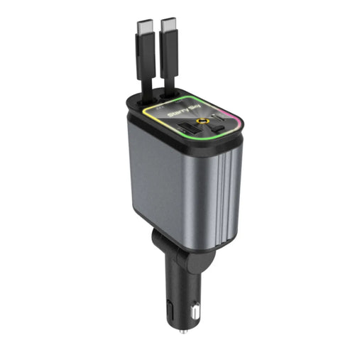 4-in-1 Retractable Car Charger