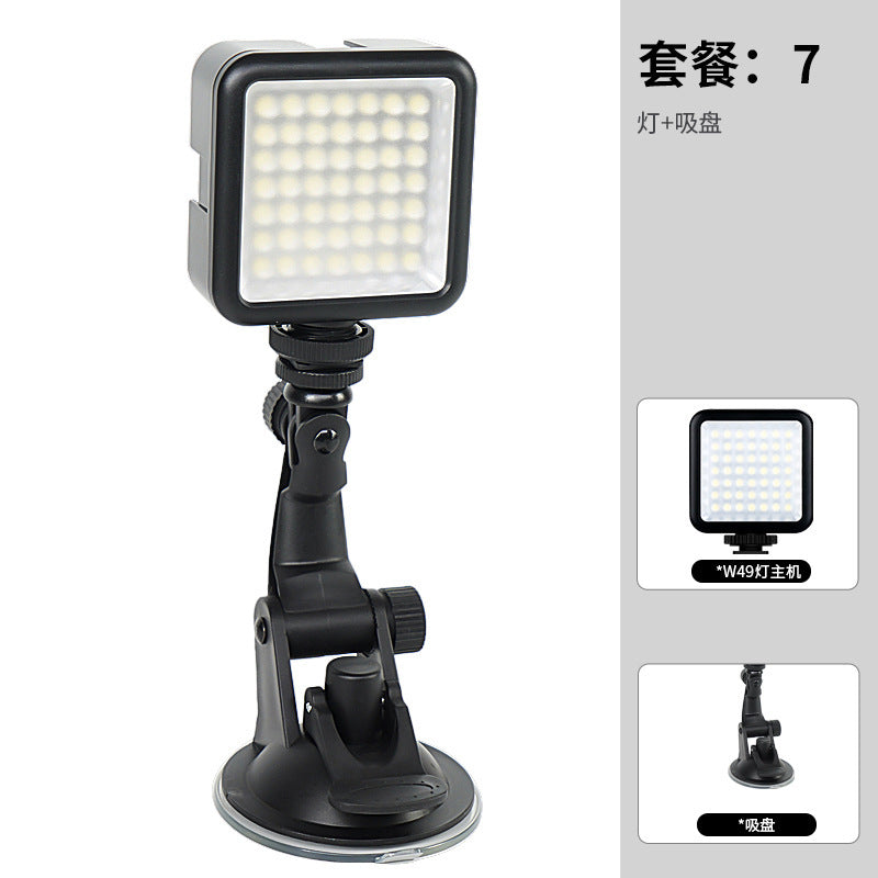 W49 LED Video Light with Phone Clamp