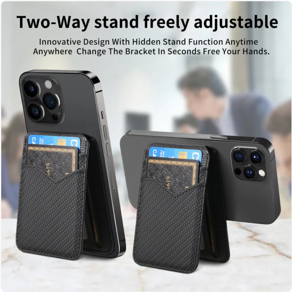 Magnetic Phone Card Holder Stand